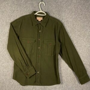 Filson Forest Green Moleskin Seattle Shirt